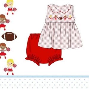 Red and White Kids Matching Set